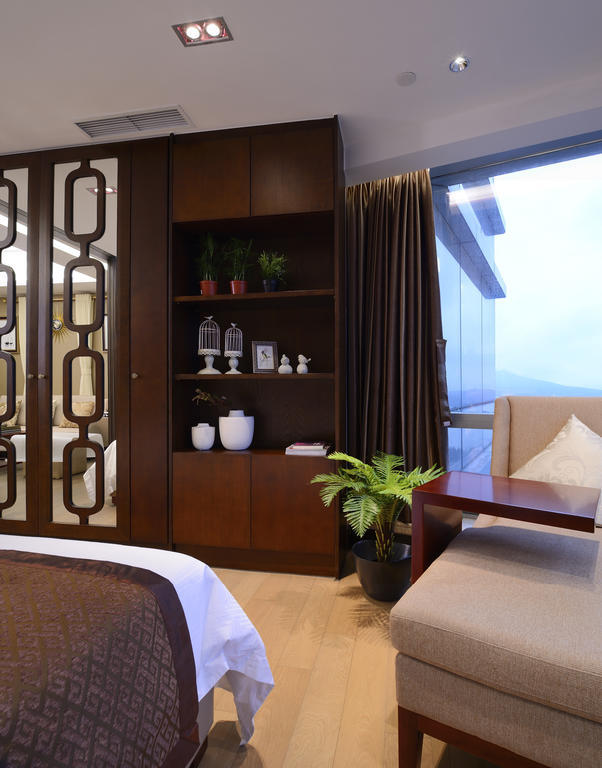 Yousu Hotel & Apartment Nanjing Xuanwu Lake Jinmao Plaza Branch Kamer foto