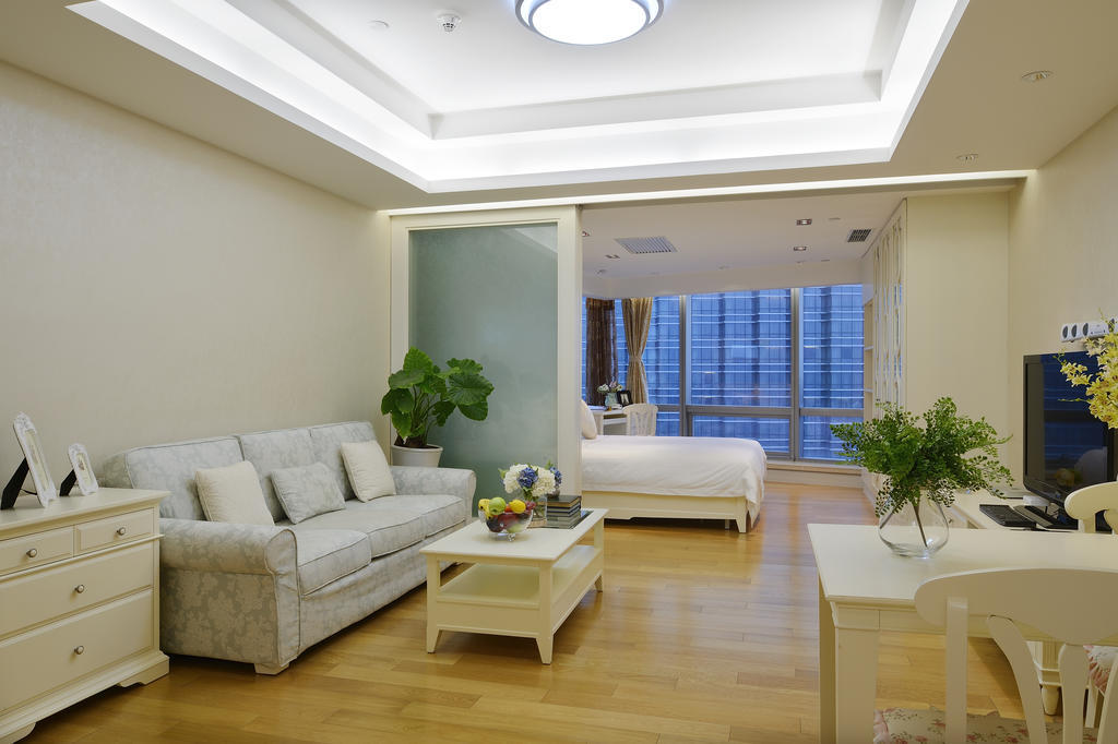 Yousu Hotel & Apartment Nanjing Xuanwu Lake Jinmao Plaza Branch Kamer foto