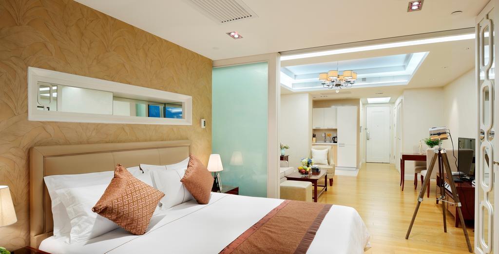 Yousu Hotel & Apartment Nanjing Xuanwu Lake Jinmao Plaza Branch Buitenkant foto