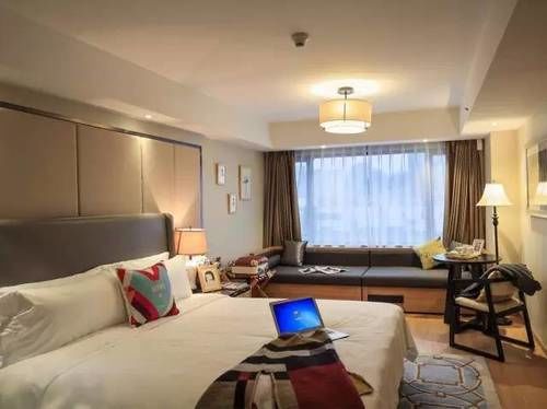 Yousu Hotel & Apartment Nanjing Xuanwu Lake Jinmao Plaza Branch Buitenkant foto